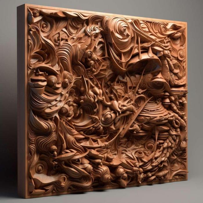 نموذج ثلاثي الأبعاد لآلة CNC 3D Art 